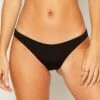 Beach Bunny Black Angela Skimpy Bottom Bikini Swimwear Separate