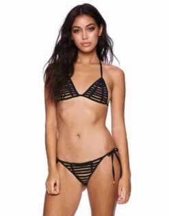Trend Swimwear -Trend Swimwear beach bunny apparel accessories clothing swimwear beach bunny black hard summer triangle top separate 28088654692450