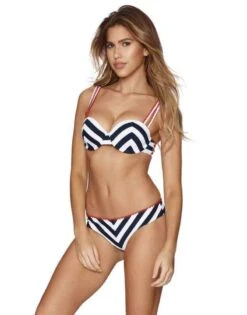 Beach Bunny Love Stitch Balconette Top & Tanga Very Cheeky Bottom Bikini Swimwear Set