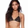 Beach Bunny Black Hard Summer Triangle Top Separate 1 Beach Bunny Black Hard Summer Triangle Top Separate -Trend Swimwear beach bunny apparel accessories clothing swimwear extra small black beach bunny black hard summer triangle top separate 28088654561378