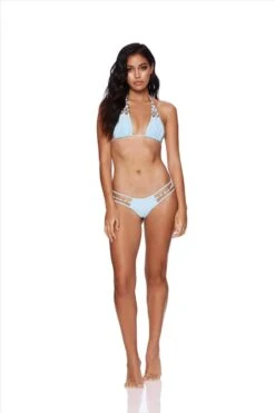 Trend Swimwear -Trend Swimwear beach bunny apparel accessories clothing swimwear medium blue beach bunny powder blue ireland ring triangle top swim separate 28023847878754