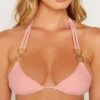 Beach Bunny Cherry Blossom Nadia Love Triangle Top Bikini Swimwear Separate -Trend Swimwear beach bunny apparel accessories clothing swimwear small pink beach bunny cherry blossom nadia love triangle top bikini swimwear separate 28017458544738