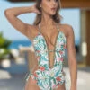 Sunshine Designer Luxury Monokini One Piece Swimsuit -Trend Swimwear lateen swimwear apparel accessories clothing swimwear small small print sunshine designer luxury monokini one piece swimsuit 2022 sunshine luxury monokini one piece designer lateen sw