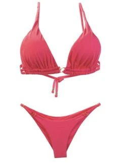 Liliana Montoya Coral Bikini Marinera Top Double Straps Bottom Bikini Swimwear Separate -Trend Swimwear montoya apparel accessories clothing swimwear liliana montoya coral bikini marinera top double straps bottom bikini swimwear separate 12048863789154