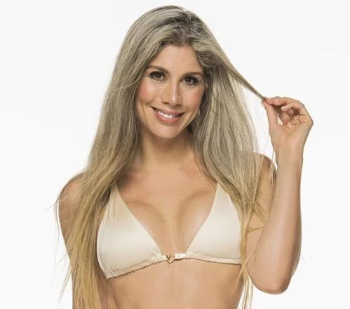 Liliana Montoya Bikini Marinera Beige Shiny Top Bikini Swimwear Separate 3 Liliana Montoya Bikini Marinera Beige Shiny Top Bikini Swimwear Separate