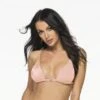 Liliana Montoya Pink Bikini Marinera Rosado Nacar Shiny Tops Bikini Swimwear Separate -Trend Swimwear montoya apparel accessories clothing swimwear small pink liliana montoya pink bikini marinera rosado nacar shiny tops bikini swimwear separate 28014684045410