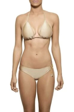 Notorious Swimwear Gold Chains Of Love Triangle Top & Cheeky Scrunch Bottom Swimsuit Bikini Set -Trend Swimwear notorious swimwear apparel accessories clothing swimwear notorious swimwear gold chains of love triangle top cheeky scrunch bottom swimsuit bikini set 28016306749538