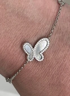 Silver Butterfly Bracelet 19 Silver Butterfly Bracelet -Trend Swimwear olganikoza bracelets silver butterfly bracelet 28783951282274