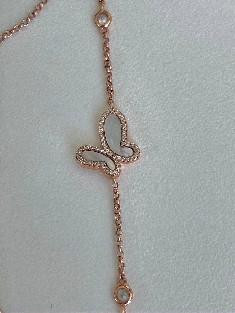 Silver Butterfly Bracelet 14 Silver Butterfly Bracelet - Image 12