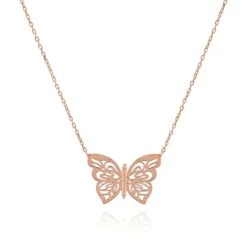 Gold Papillon Necklace -Trend Swimwear olganikoza necklace rose gold gold papillon necklace 28783927459938