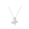 Silver Butterfly Necklace -Trend Swimwear olganikoza necklaces silver silver butterfly necklace 28783938994274