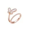 Rose Gold Swirl Butterfly Ring 1 Rose Gold Swirl Butterfly Ring -Trend Swimwear olganikoza rings rose gold 5 rose gold swirl butterfly ring 28783937093730