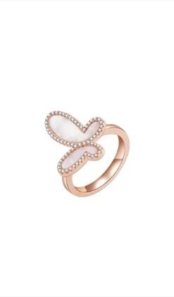 Silver Butterfly Ring -Trend Swimwear olganikoza rings rose gold 5 silver butterfly ring 28783902523490