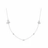 Long Silver Butterfly Neckless -Trend Swimwear olganikoza silver long silver butterfly neckless 28783939518562